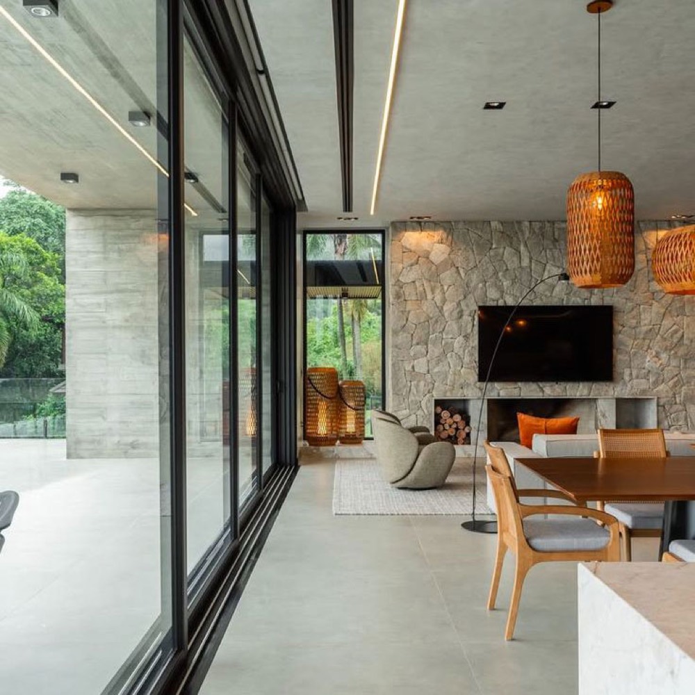 Living Envidraçado — Fechamento em Vidro